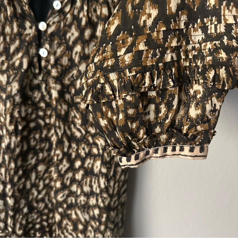 Cleobella Kalla Midi Dress, Leopard Small - Picture 5 of 9